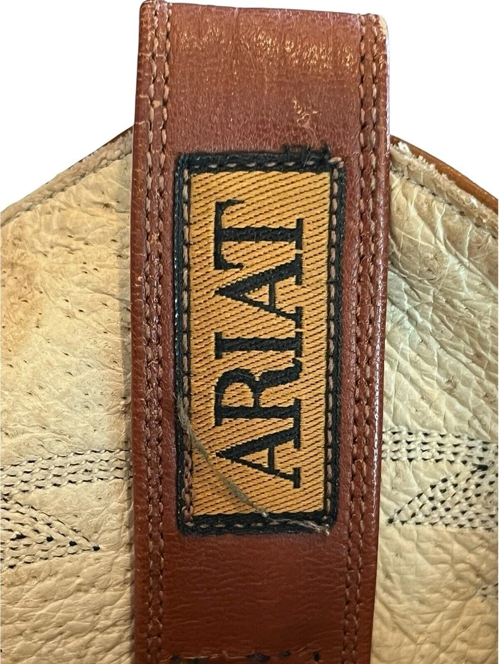 Ariat Western Boots Mens Sz 11D Handmade Black Brown Leather 3095.
